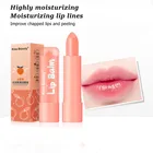Персиковый бальзам для губ, длительное питание, улучшение линии губ против морщин, увлажняющая железная помада, против старения, натуральный Уход за губами