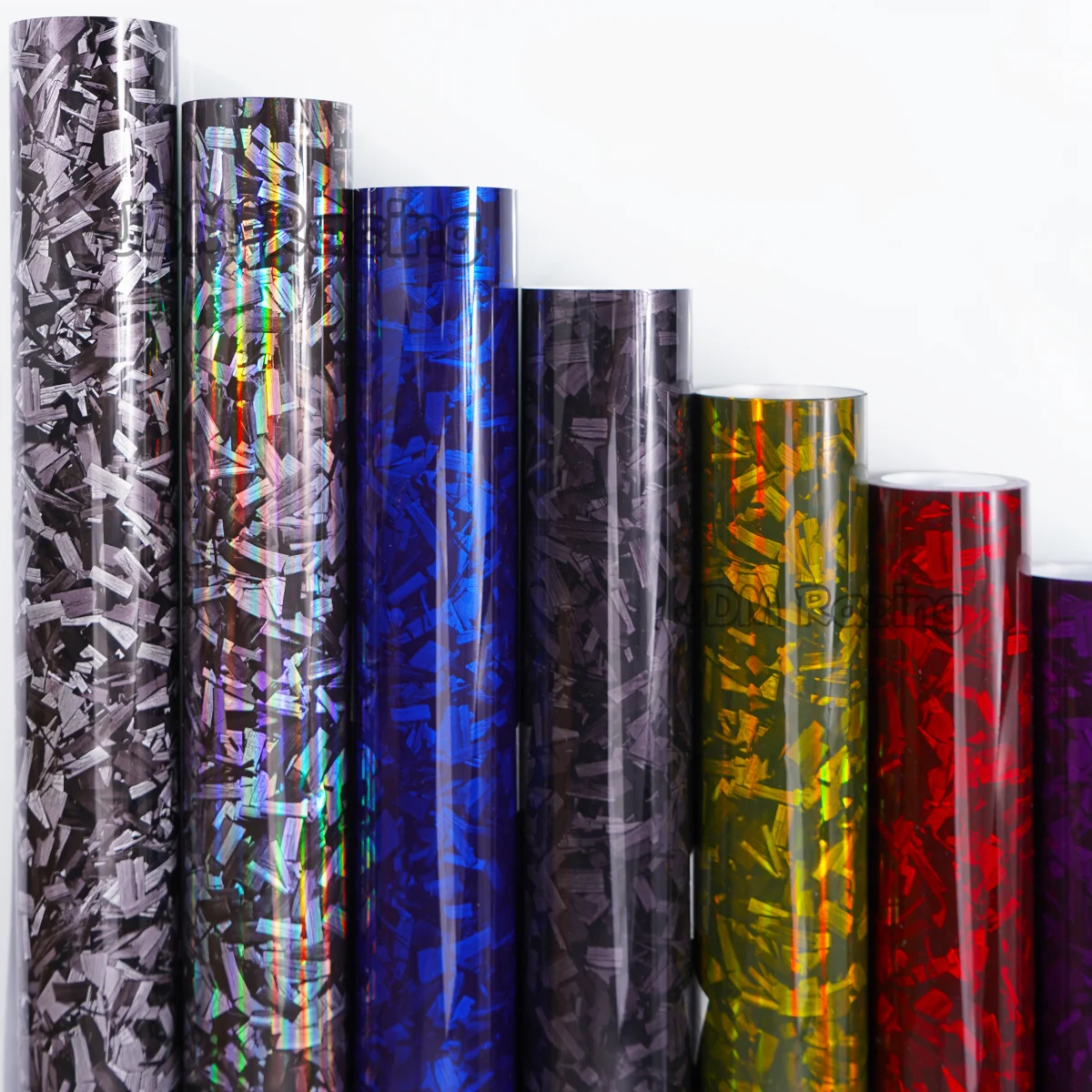 50 см * 300 глянцевая виниловая пленка из черного золота серебристого и красного