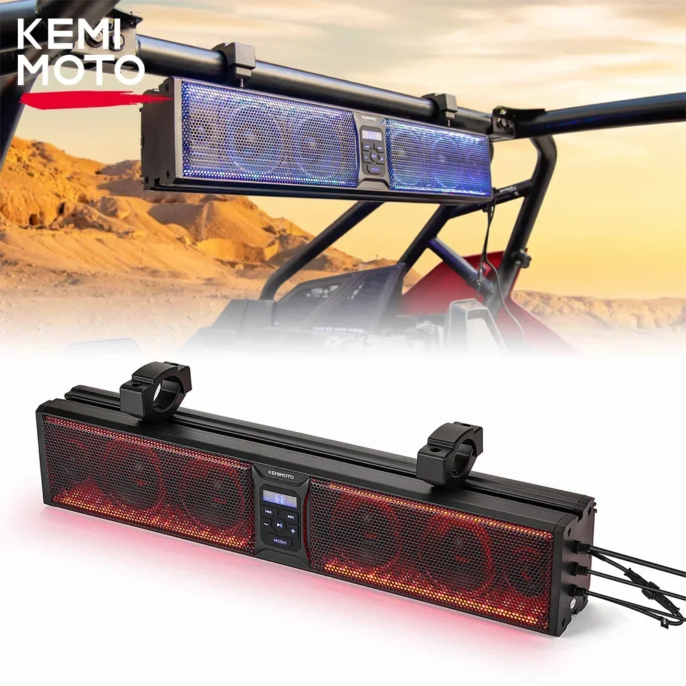 

26-дюймовые Bluetooth-динамики с дистанционным управлением 1,75-2,25, совместимые с Polaris RZR для Can-Am X3, CFMOTO, John Deere, Kawasaki