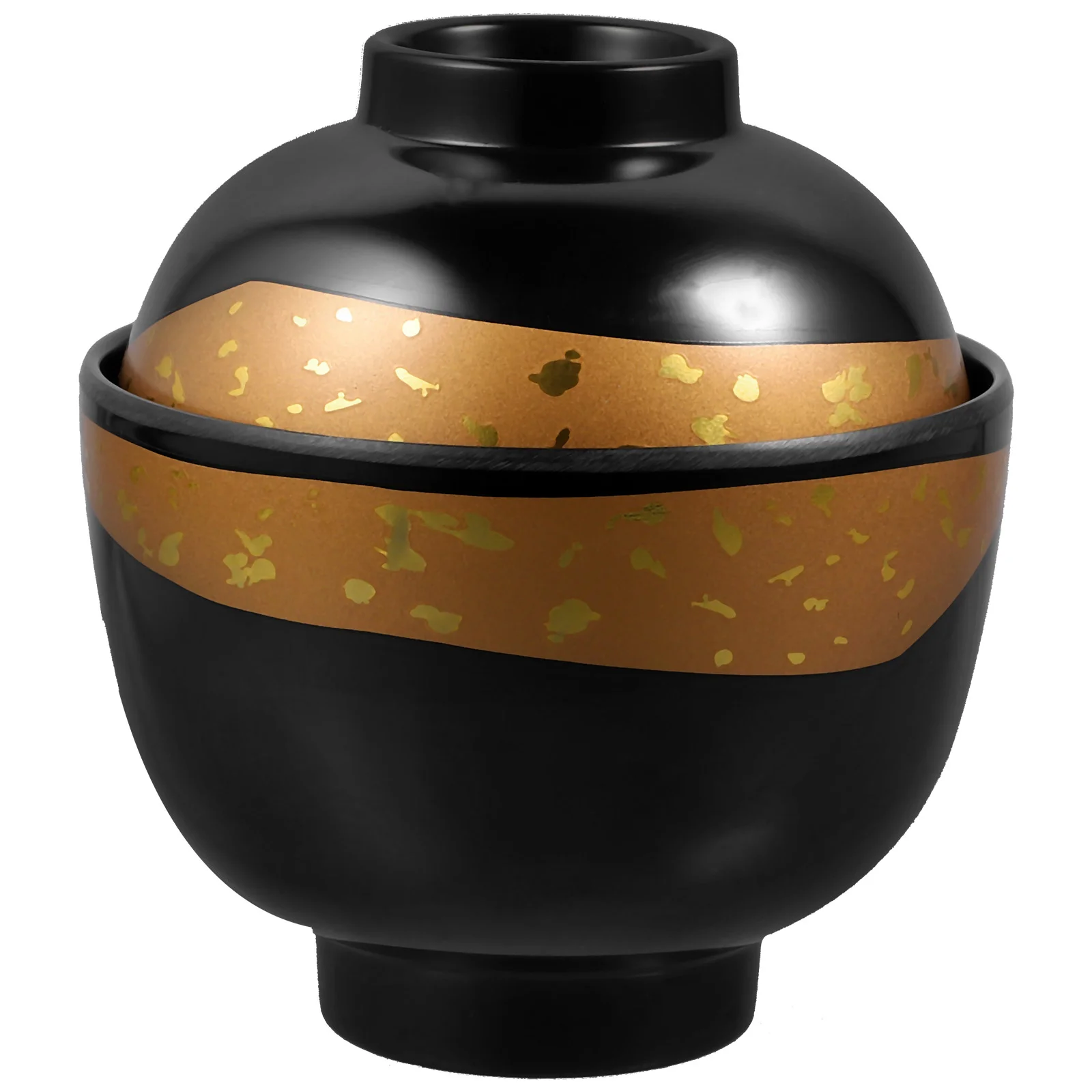 

Lidded Bowl Melamine Japanese Soup Rice Kitchen Container Containers Food Household Exquisite Bowls