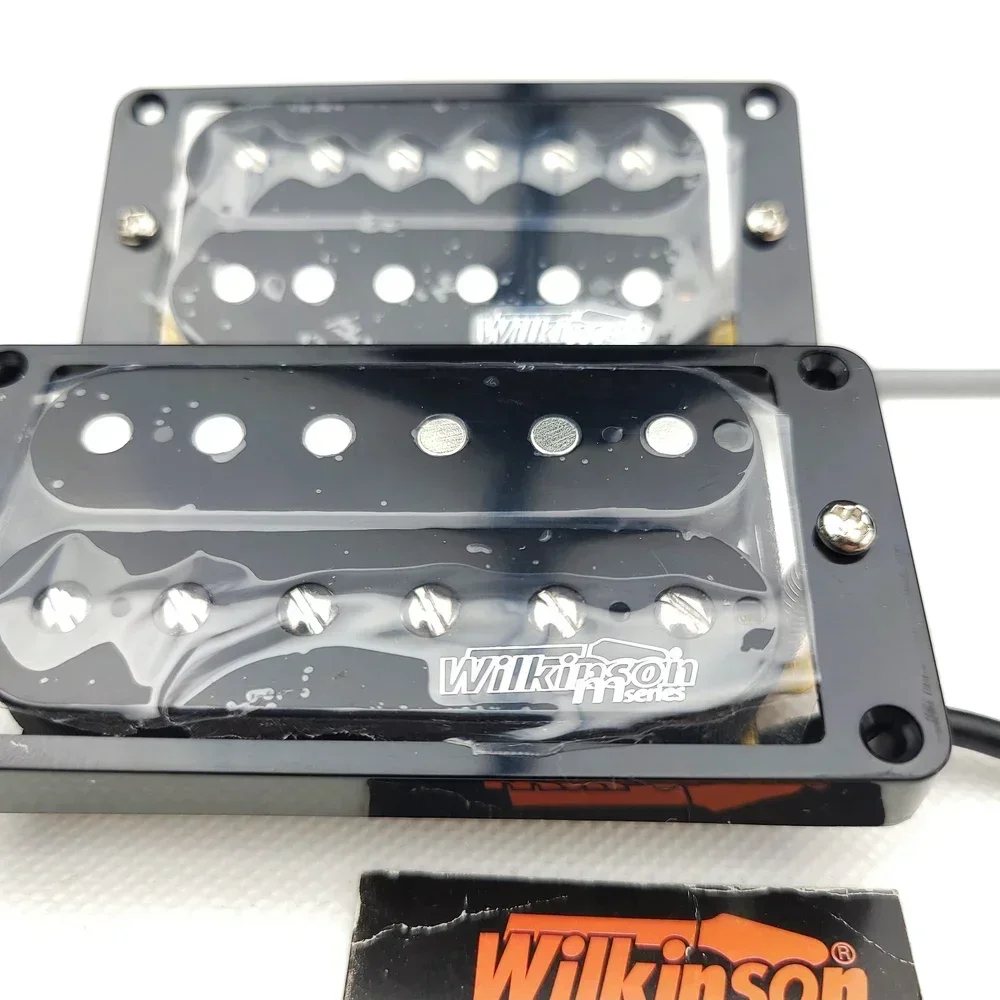 Фото Новые звукосниматели Wilkinson WOHHB Black Open Double Coil для электрогитары (пара для бриджа и нейка) №3