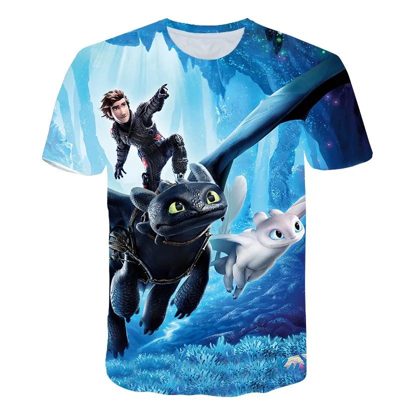 

Hot Movie How To Train Your Dragon 3D Printed T Shirt Cool Casual Pride T Shirt Men Unisex New Fashion Tshirt