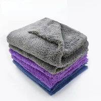 car cleaning drying cloth car wash microfiber towel super absorbent ultra soft edgeless car detailing waxing towel toalla 500gsm