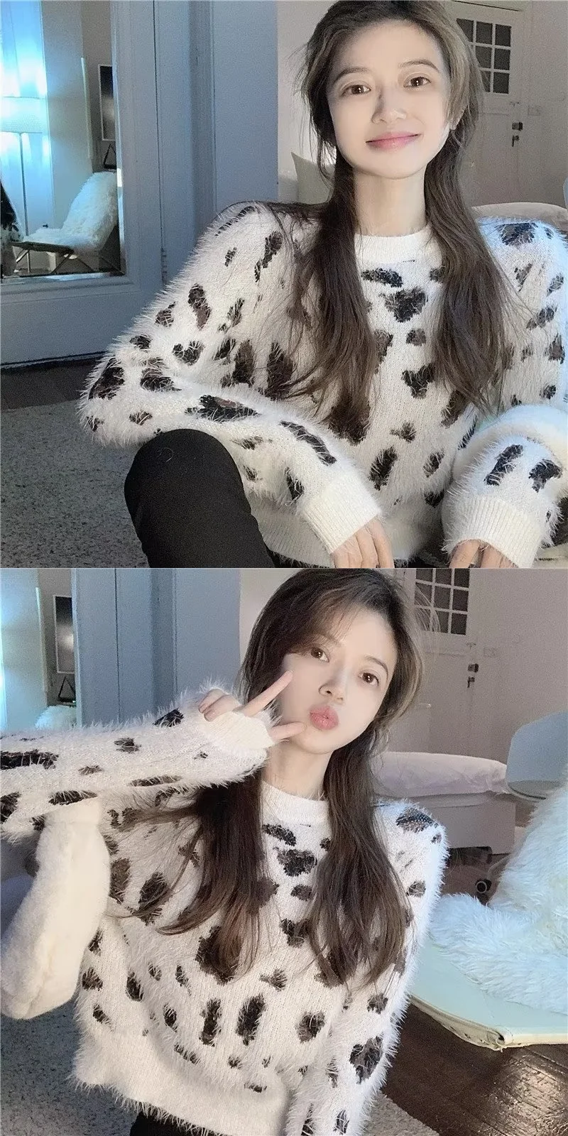 Укороченный женский пуловер