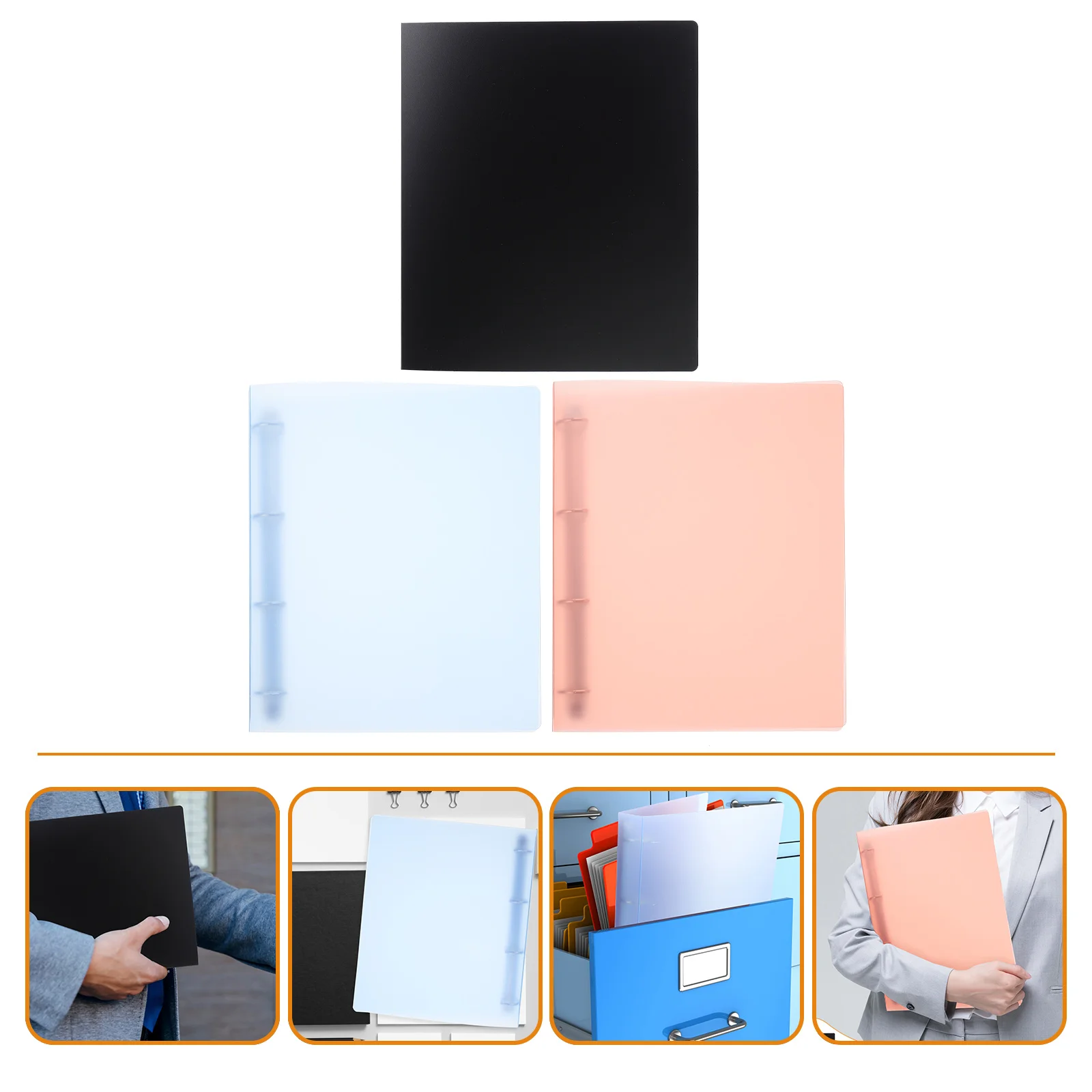 

Folder File Folders Paper Pocket Binder Bag A4 Portfolio Binders Organizer Documentpockets D 1 Ring Project 5 Accordion Inch