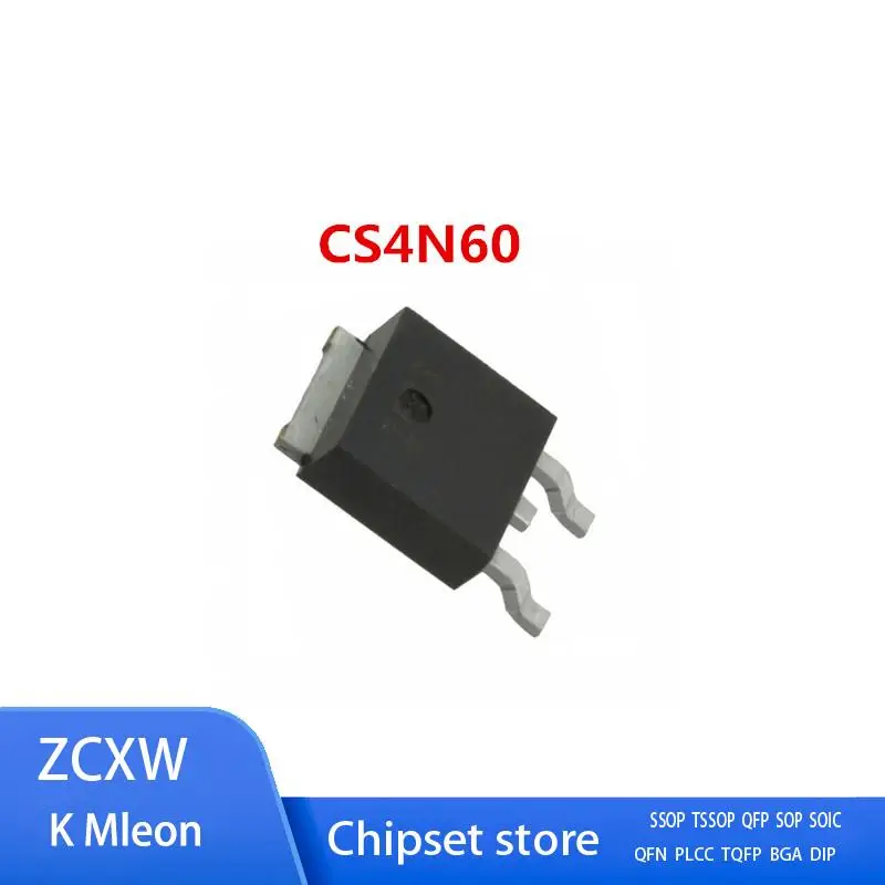 

10 шт./партия, МОП-транзистор CS6N60A4H CS6N60 CS4N60A4HD CS4N60 TO-252 6A 600V