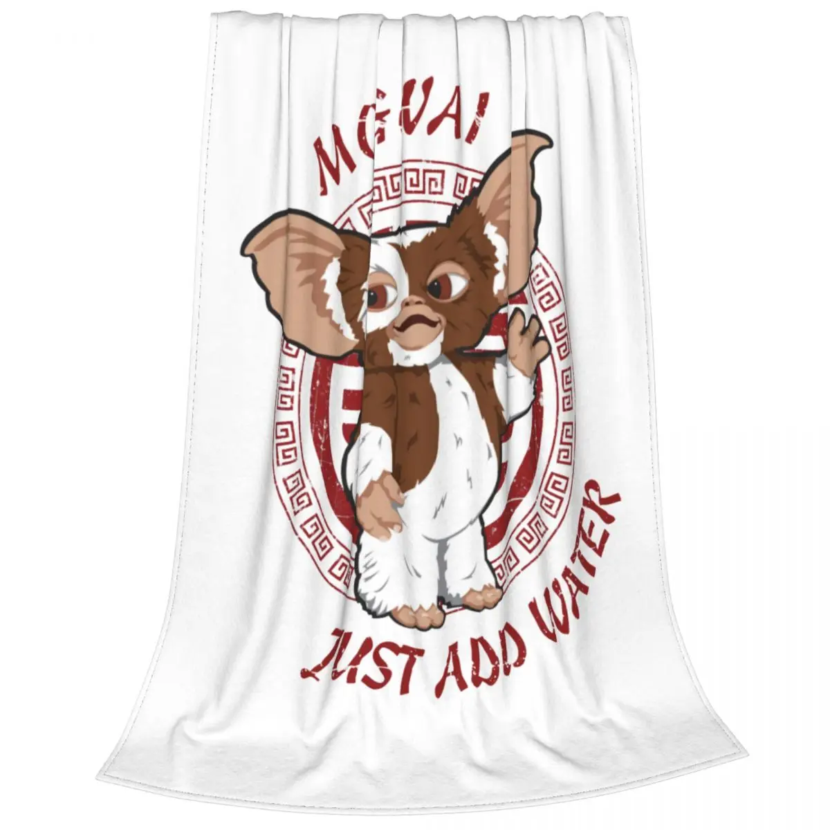 

Gizmo Knitted Blanket Flannel Gremlins Monster Gremlin 80s Horror Christmas Super Warm Throw Blankets for Bedroom Sofa Bedspread