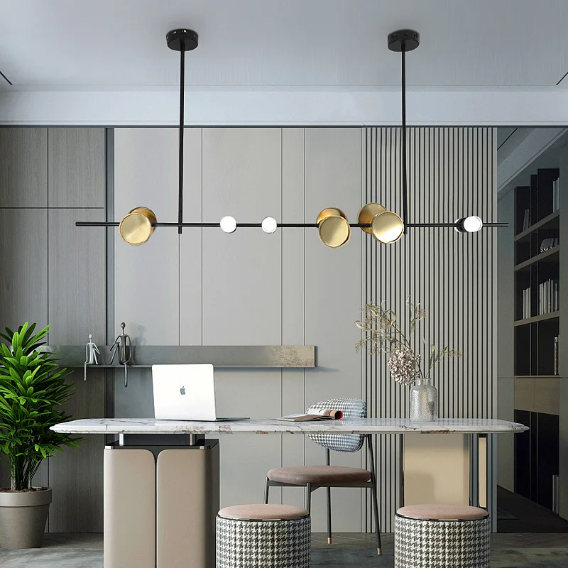 

2022 Nordic Simple Pendant Lightings Designer Dining Living Room Bedroom Art Decor Flesh Strip Luxury Chandelier Hanging Lamp