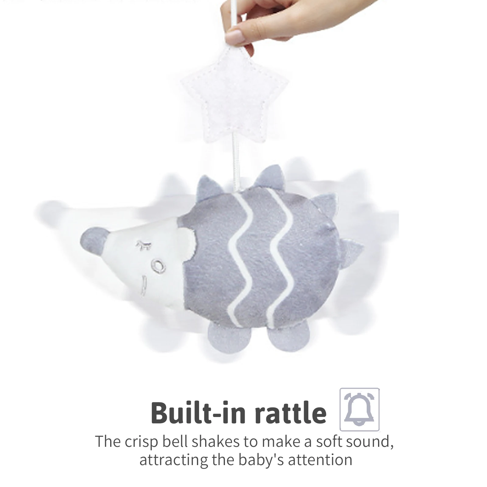 Погремушка для детской кроватки в скандинавском стиле Мультяшные игрушки виде