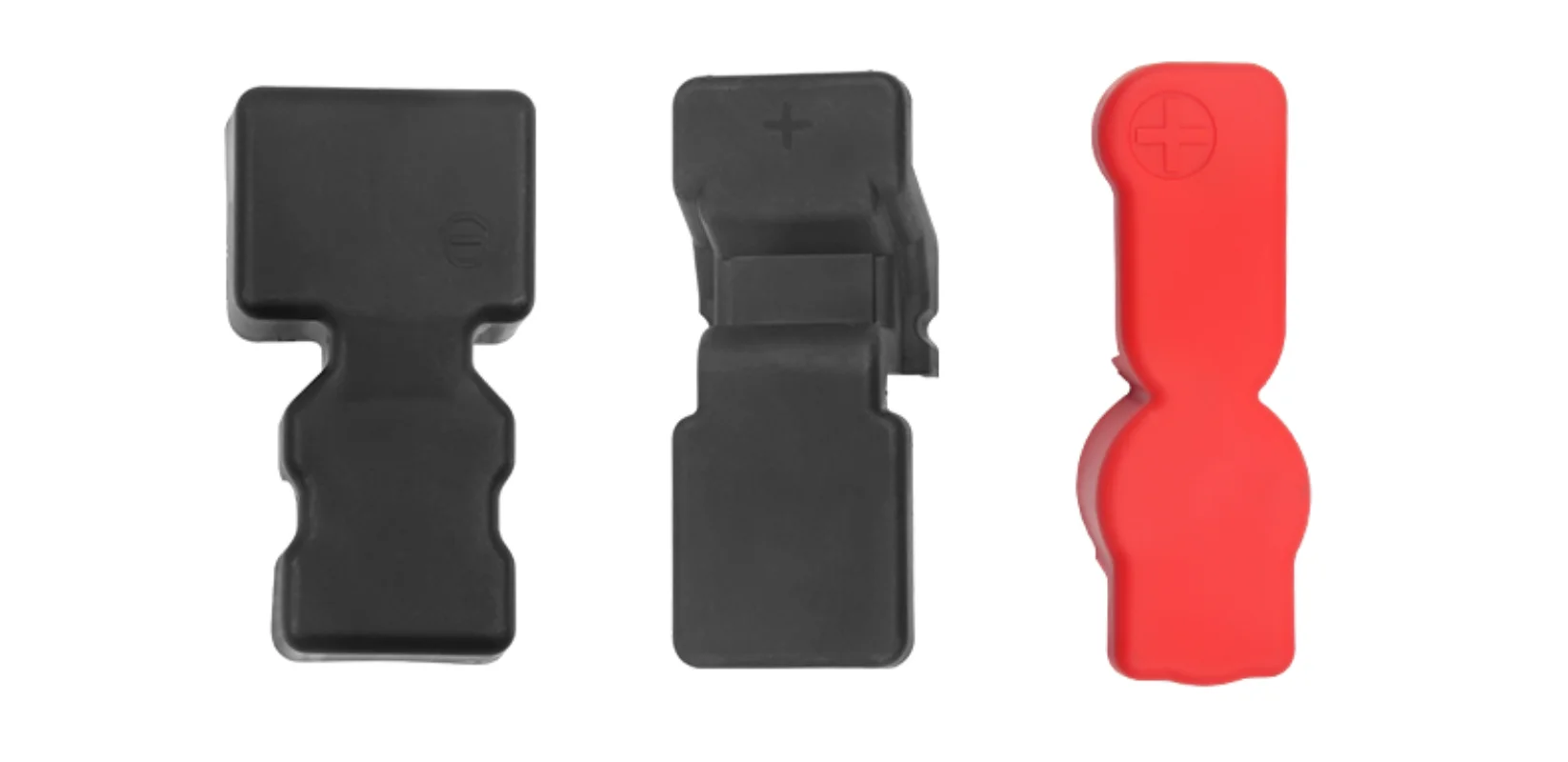 

For Citroen C5 C6 Battery Positive and Negative Pole Cable Pile Head Cable Protection Cover 1pcs