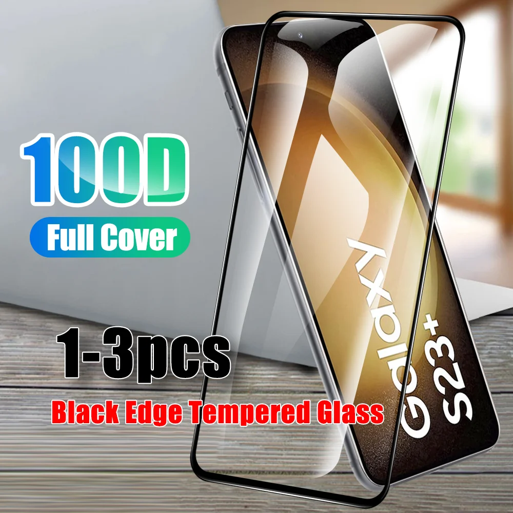 

1-3Pcs For Samsung Galaxy S23+ Tempered Glass SamsungS23 Ultra S23Plus S23 Plus S 23 S23Ultra 5G Full Cover 9H Screen Protector