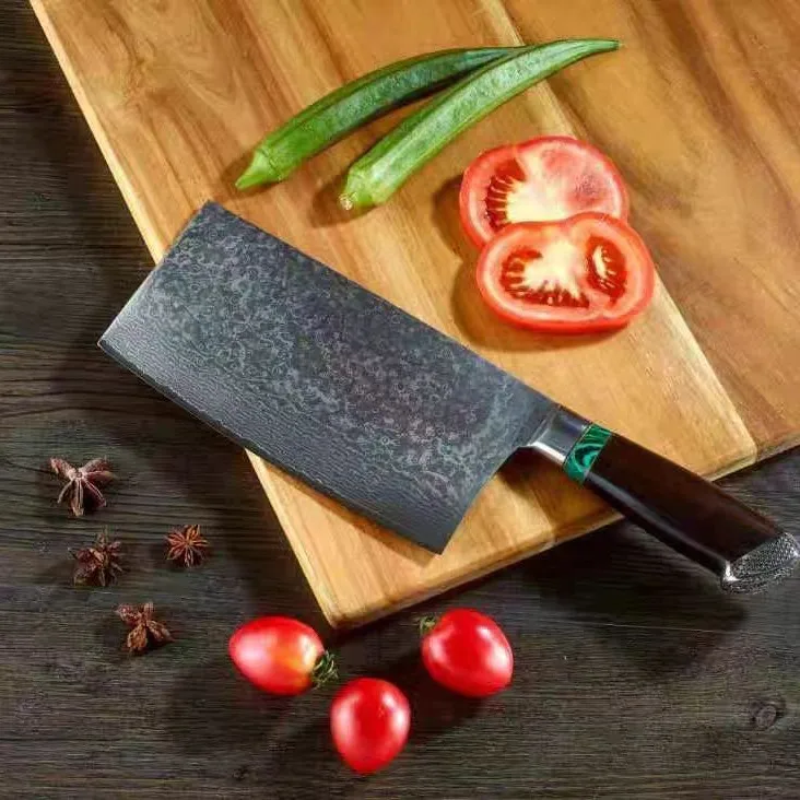 6 9-дюймовый нож-измельчитель 103 слоя дамасской стали лезвие VG10 нож шеф-повара