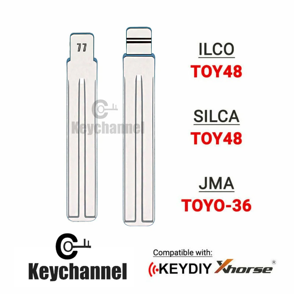 

10 шт. лезвие ключа Lexus/Toyota Type TOY48 TOYO-36 KD BLADE для KD KD900 VVDI дистанционное лезвие Lishi TOY48 для Lexus Toyota Subaru 77 #