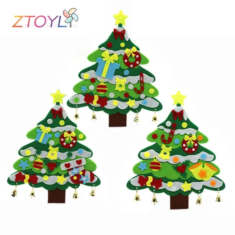 

Christmas Tree Decorations Hand-on Ability Cognitive Ability Festive Home Door DIY Christmas Tree Combo