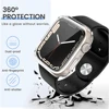 Screen Protector For Apple Watch Case 45mm 41mm 44MM 40MM 42mm 38MM Full TPU bumper Cover accessories iwatch series 8 7 SE 6 5 3 2
