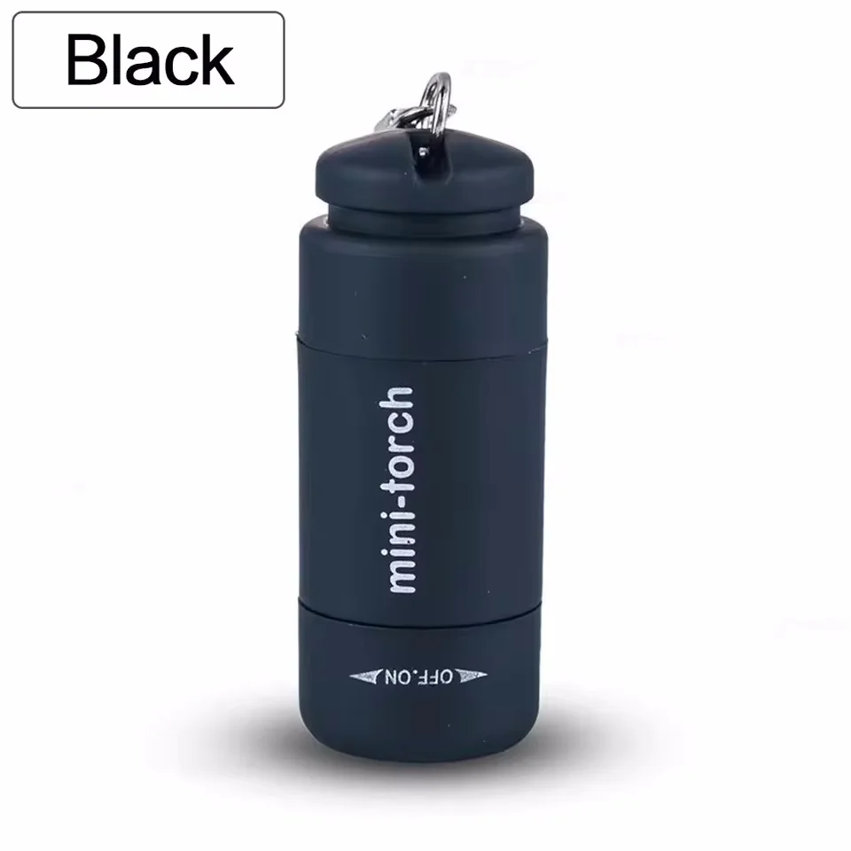 

USB фонарик ABS черный