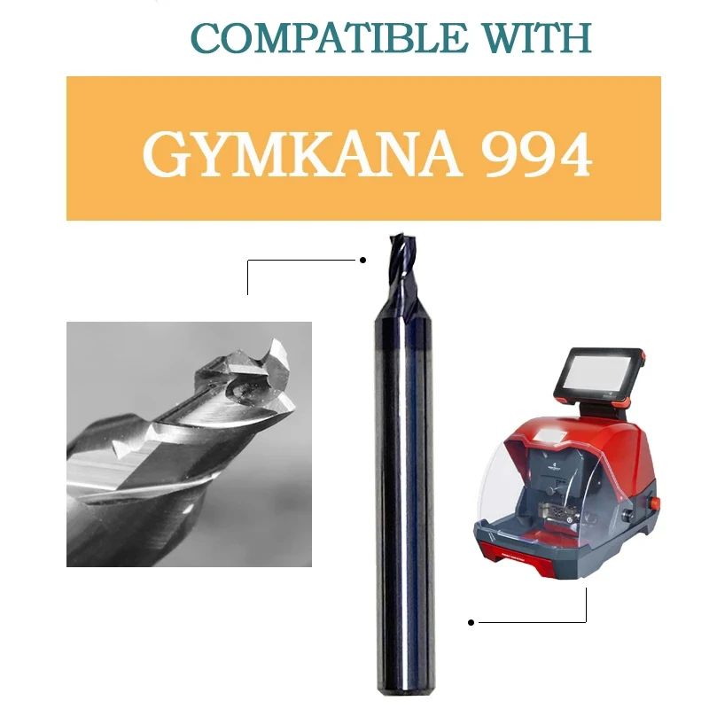 Карбидная Концевая фреза V012V037 и трассировщик T08, совместимая с Keyline Gymkana 994, машина для лазерной резки ключей Карбидная Концевая фреза V012V037 и трассировщик T08, совместимая с Keyline Gymkana 994, машина для лазерной резки ключей