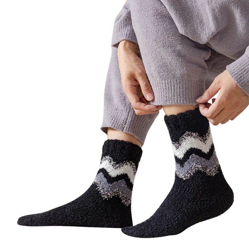 

Men Warm Thick Furry Socks Winter Autumn Slipper Socks for Sleeping