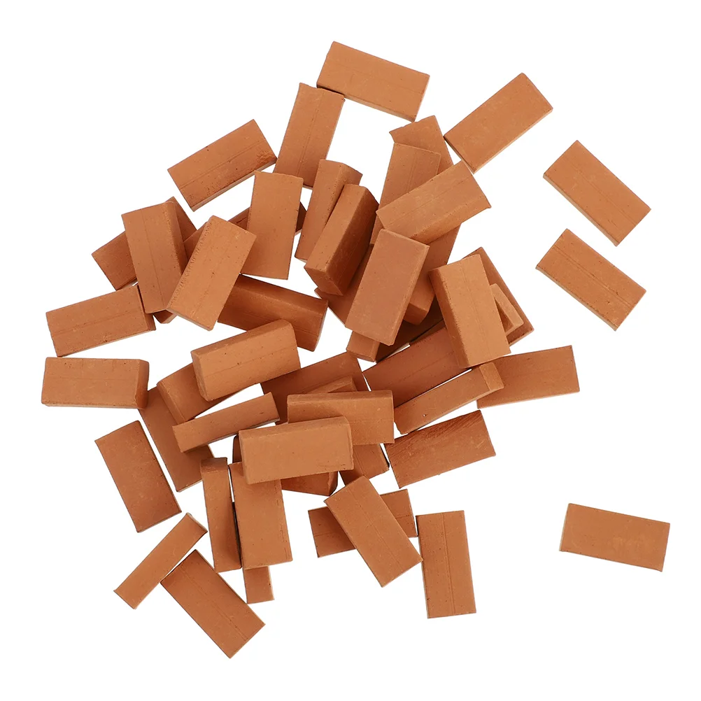 

Миниатюрный кирпич, красная Строительная глина, поддельная модель Wallsmall, крошечный стол, песок, Diy, пейзаж, микро-садовый микроландшафт