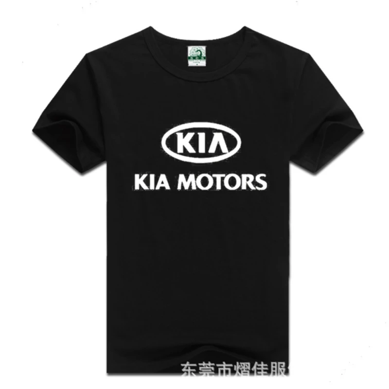 

Новинка 2022, Мужская Модифицированная Футболка с принтом KIA race, летняя рубашка с коротким рукавом, футболка