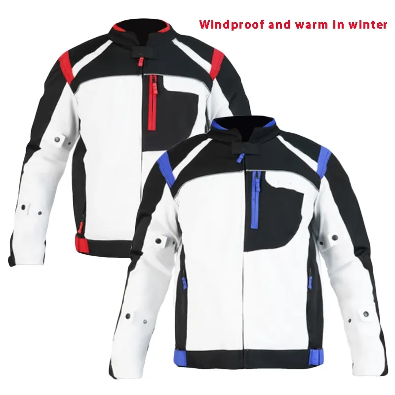 

New jaqueta motociclista impermeavel For yamaha chaqueta moto warm in winter racing jacket With Protector and raincoat