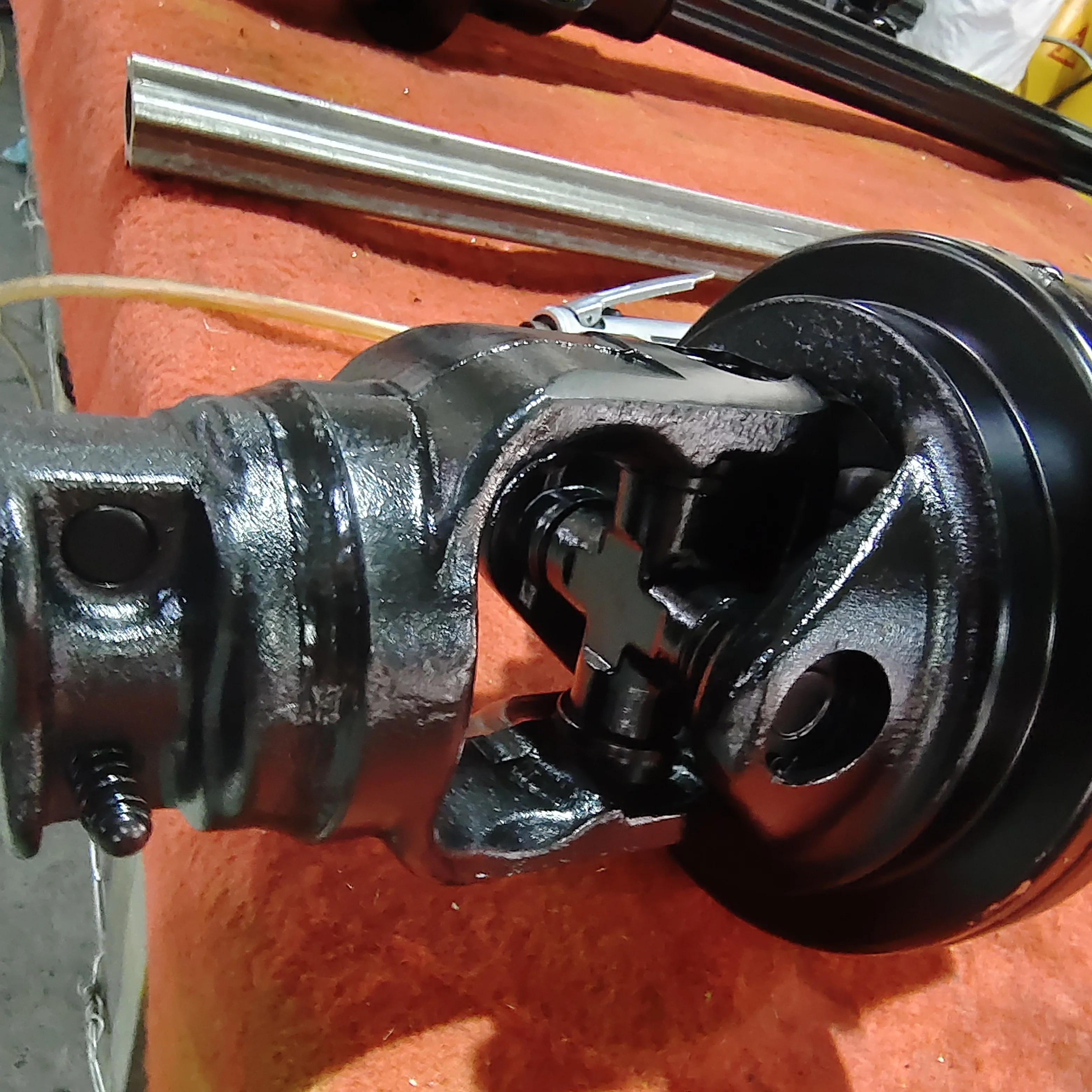 Детали сельскохозяйственной техники черный вал пто гибкие фрезы детали трактора