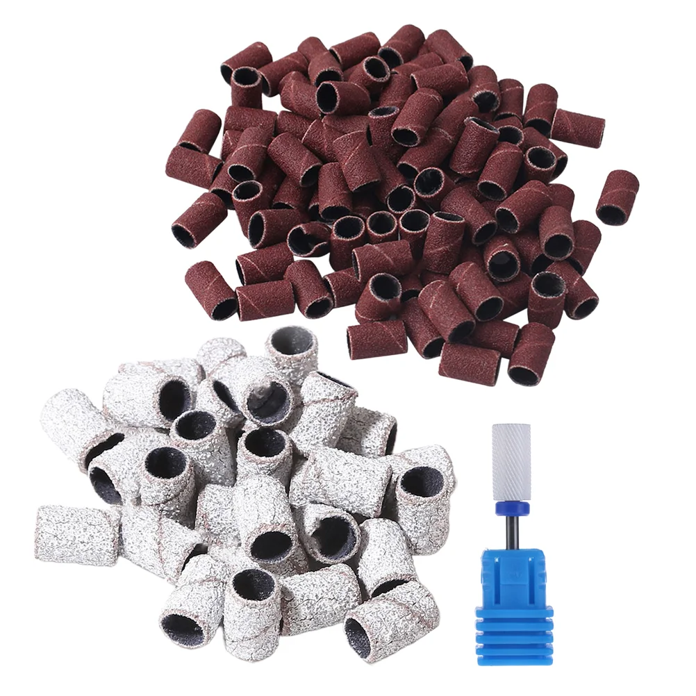 

Nail Sanding Bands Band Drill Polishing Grinding Manicure Bits Professional Kit Drum Replacement Polisher Sleeve Accessories