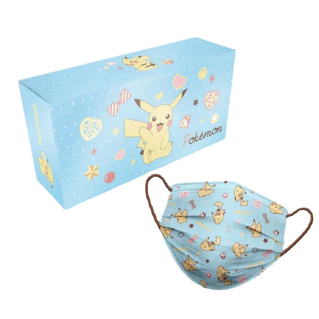 

Новейшие Мультяшные маски покемона для взрослых и детей, одноразовые маски Пикачу, Огненный Дракон, замечательные разноцветные маски