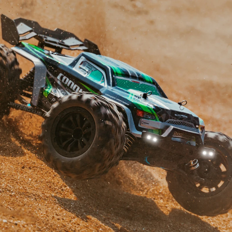 Дешево Игрушки JTY 50 км/ч Радиоуправляемый автомобиль с дистанционным управлением внедорожник Truggy 4x4 Бигфут гусеничная машина для скалолазания Рад...