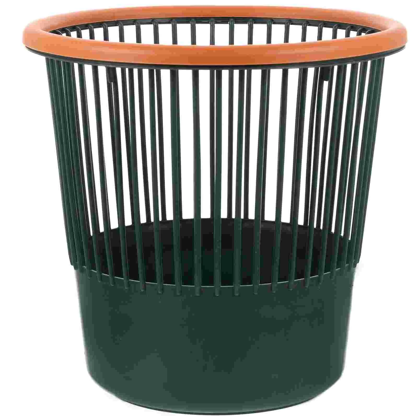 

Trash Can Basket Garbage Waste Rubbish Bin Container Office Kitchen Bathroom Basketball Storage Wastebasket Bins Bedroom Paper
