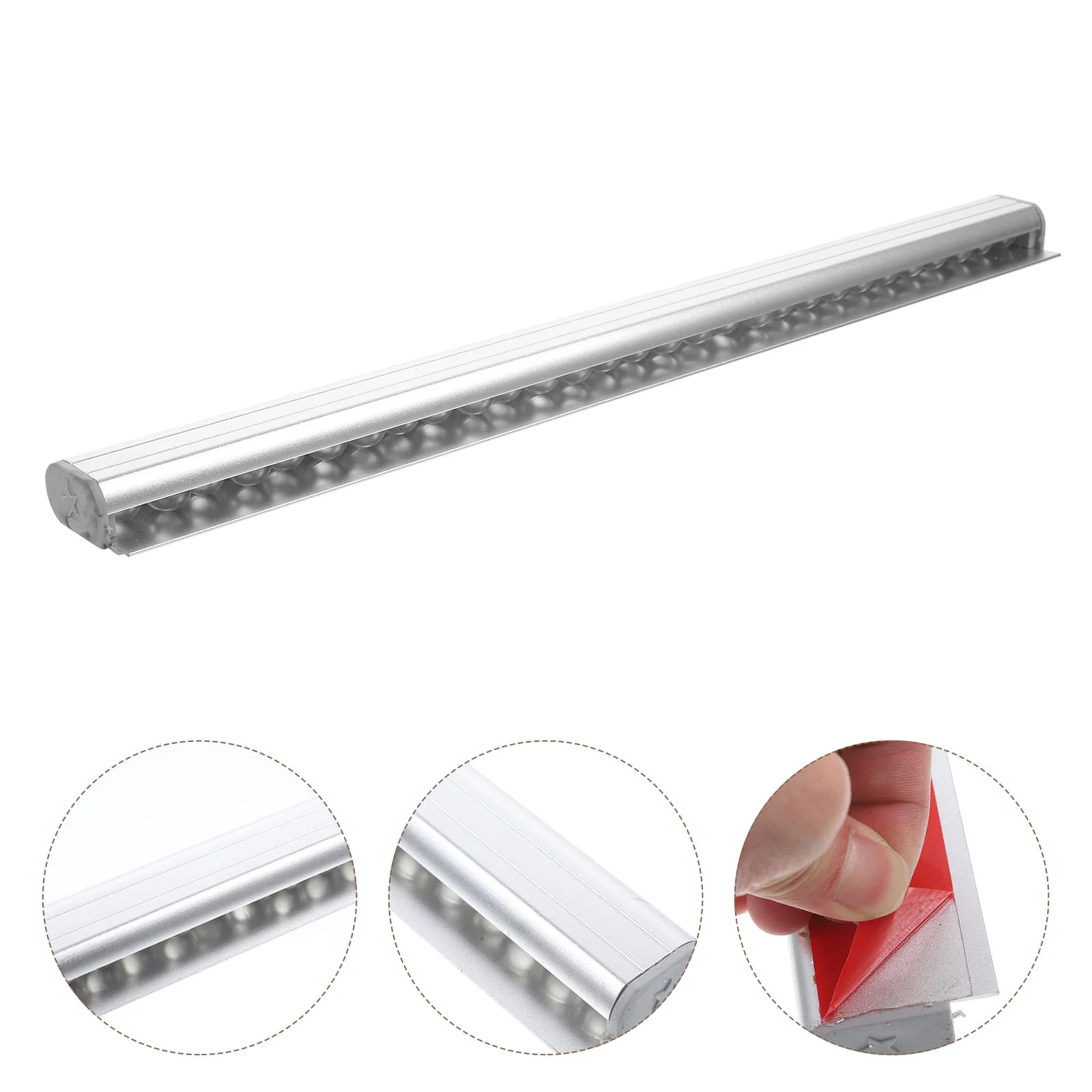 

Aluminum Slide Ticket Holder Desk Metal Receipt Holder Restaurant Order Holder Ticket Rail Display Slide Ticket Rack