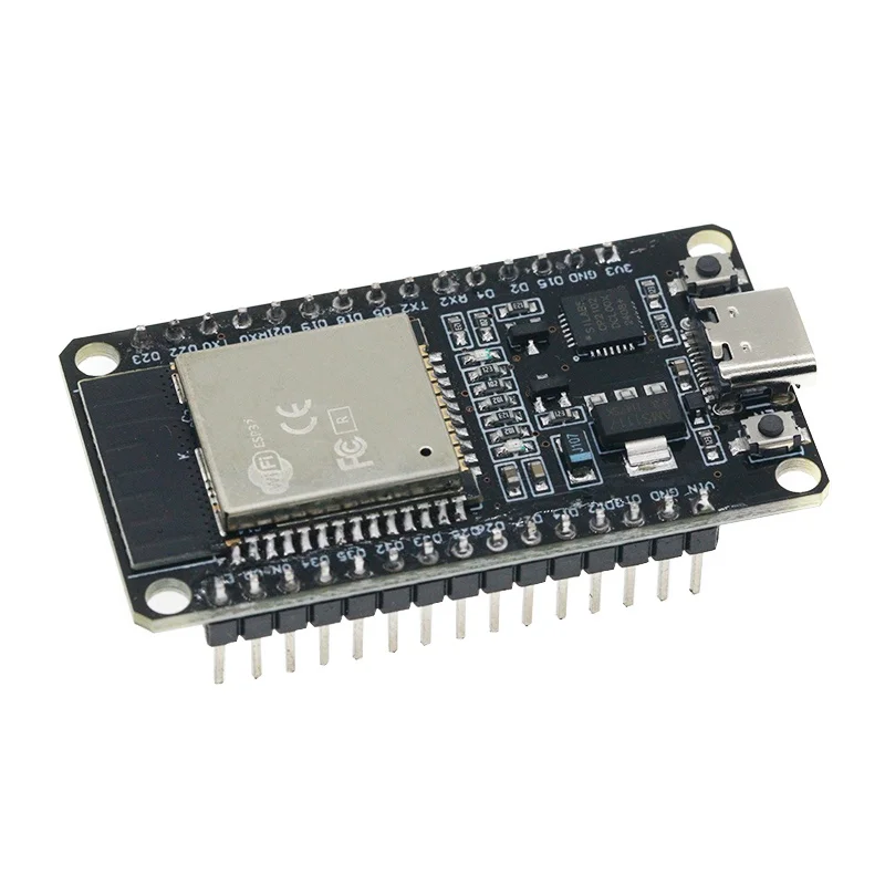 Фото Плата для разработки беспроводных устройств ESP32S ESP32 DEVKIT V1 с поддержкой Wi-Fi, Micro USB, двухъядерным процессором CP2102, CH340 и Type-C №3