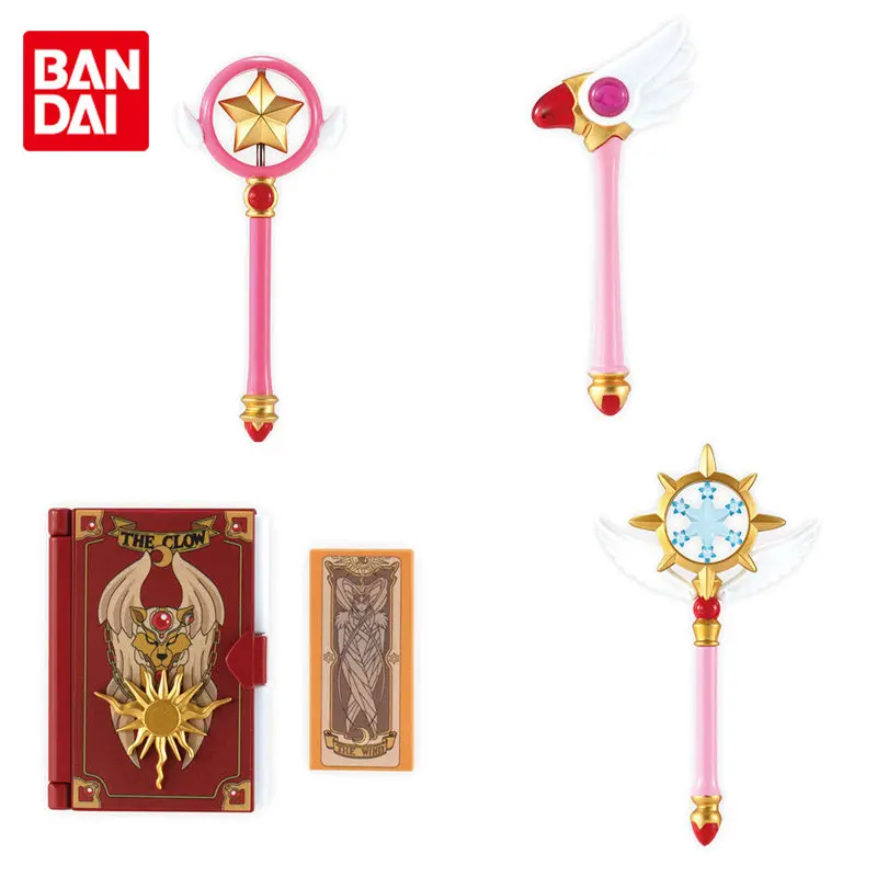 

Bandai Original Gashapon Card Captor Magic Stick Unseal Anime Action Figures Toys for Boys Girls Kids Gift