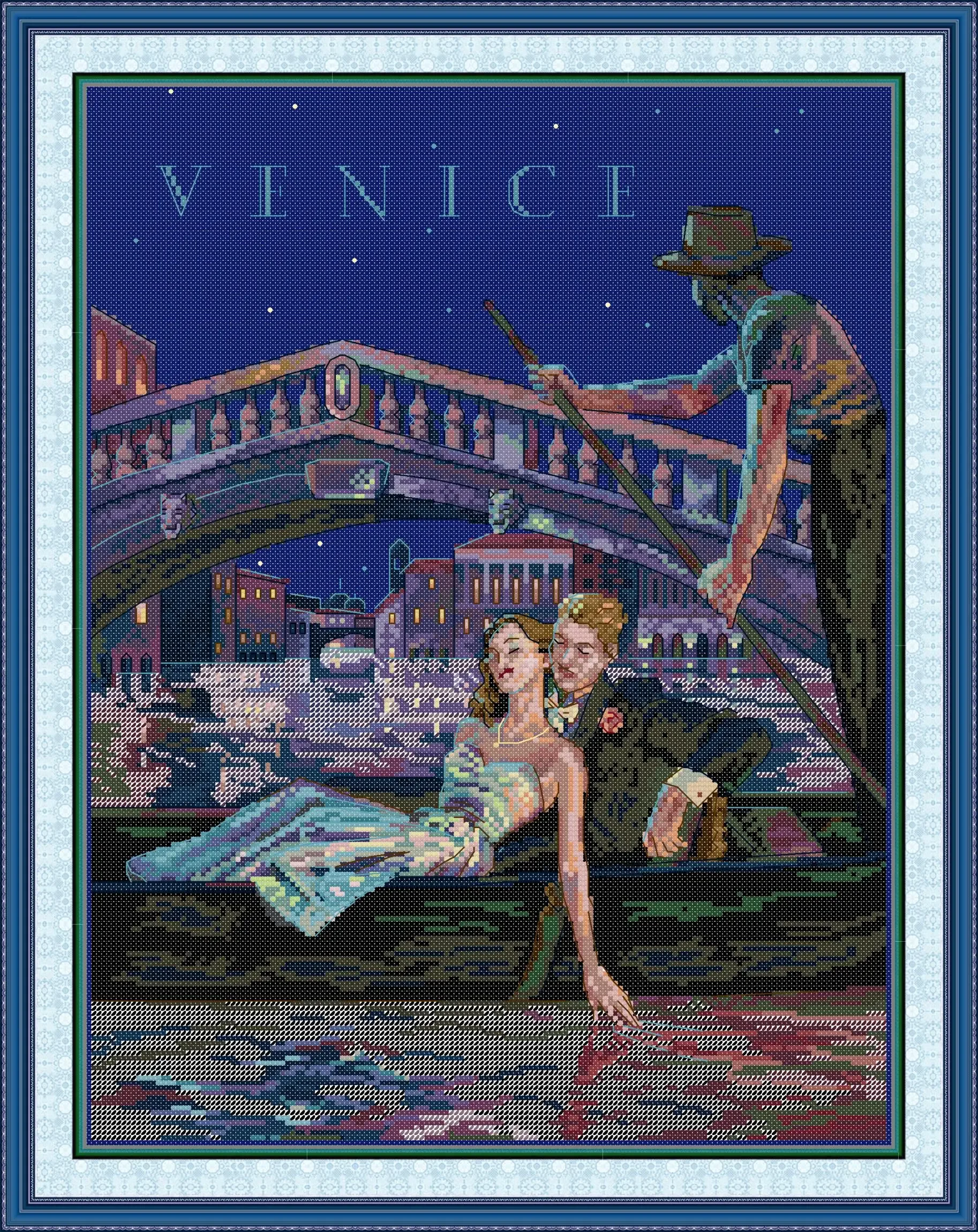 Joy Sunday Новый набор для вышивки крестом с принтом Easy Pattern Aida штампованная ткань