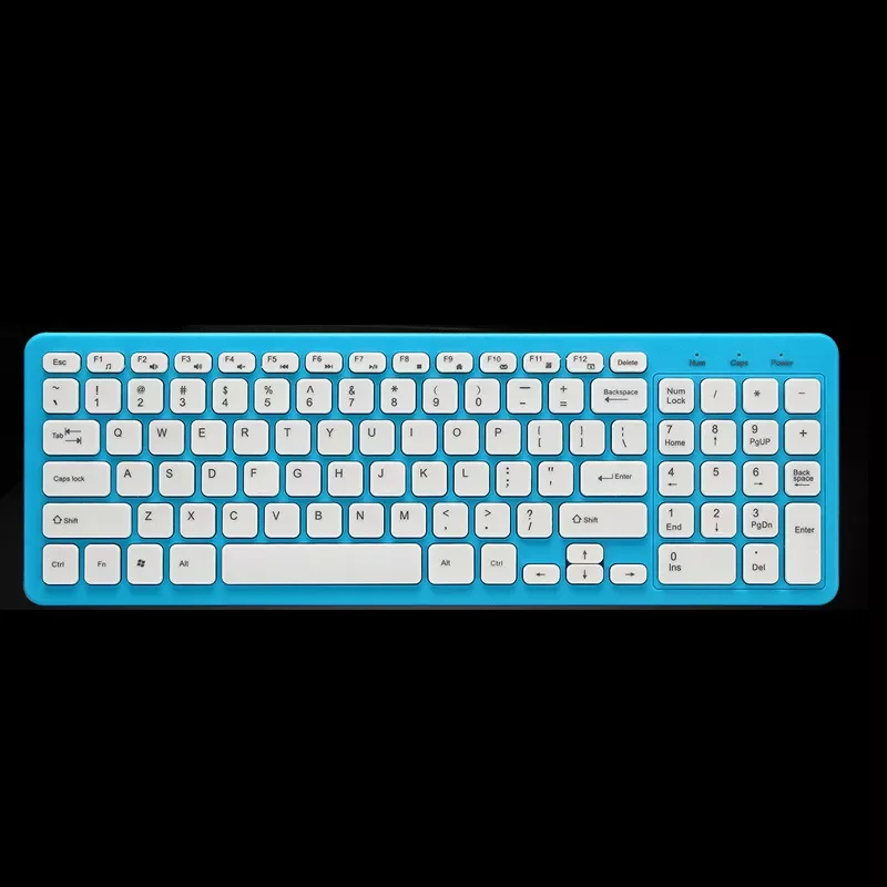

Standard 96-Key Wireless Bluetooth-compatible Keyboard (White Black Blue Pink)Ultra Thin Portable