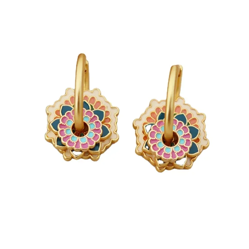 Модные ювелирные изделия винтажные Роскошные темпераментные Металлические