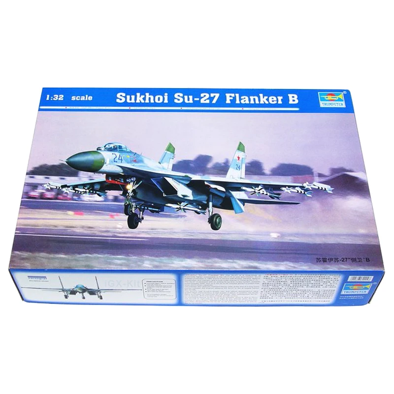 

Trumpeter 02224 1: 32 Sukhoi Фотоэлементы B боевой самолет Военная сборка пластиковая ручная работа Набор для моделирования