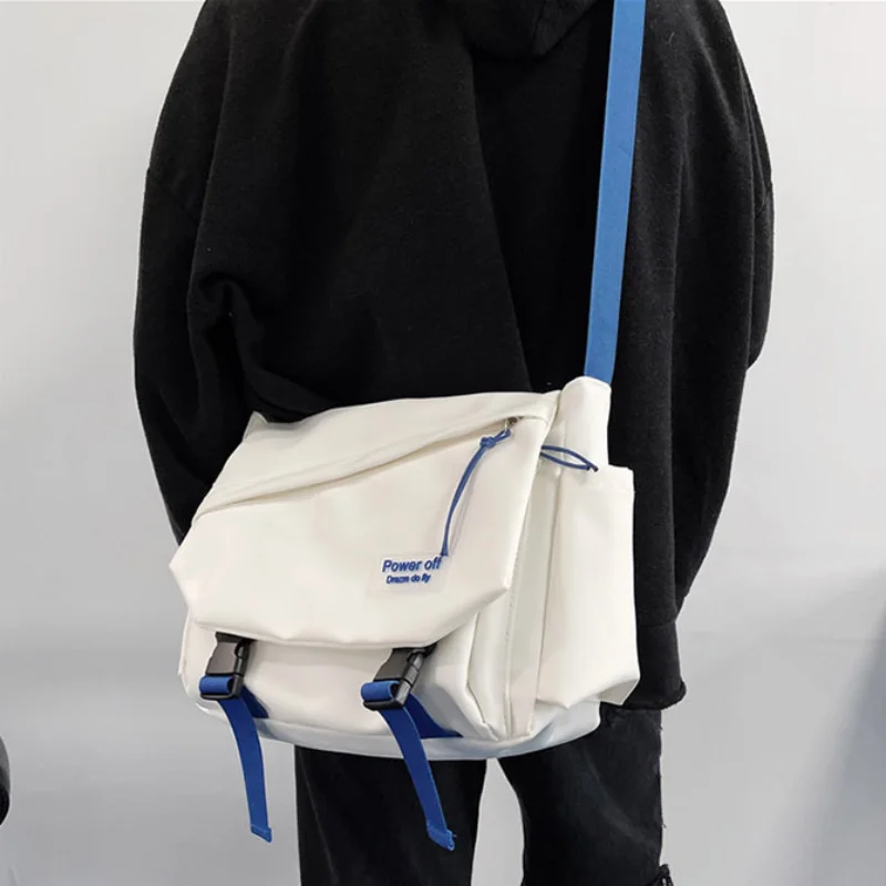

Men's Tide Brand Shoulder Purses Nylon Bag Travel Mobile Phone Crossbody Bags for Women Underarm Simple Shoulder Bolso Feminina