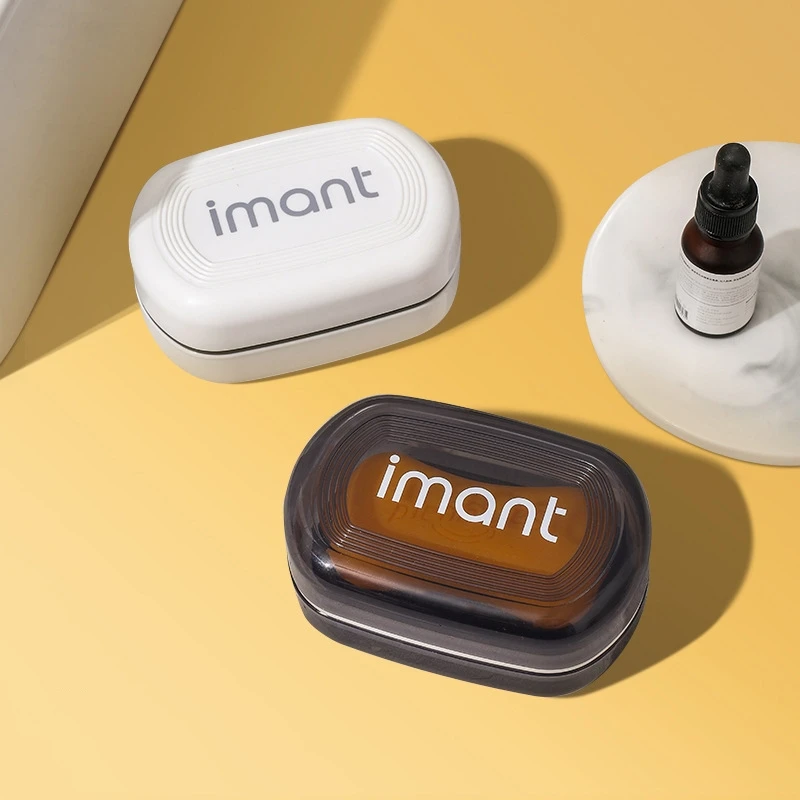 

Двухслойные коробки для мыла с крышкой, дорожные портативные органайзеры, съемные сливные пластиковые прозрачные коробки для хранения мыл...