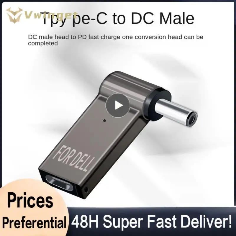 

USB Type C адаптер для быстрой зарядки, штекер, разъем, универсальное USB C зарядное устройство для ноутбука, конвертер для Dell, Asus, Hp, Acer