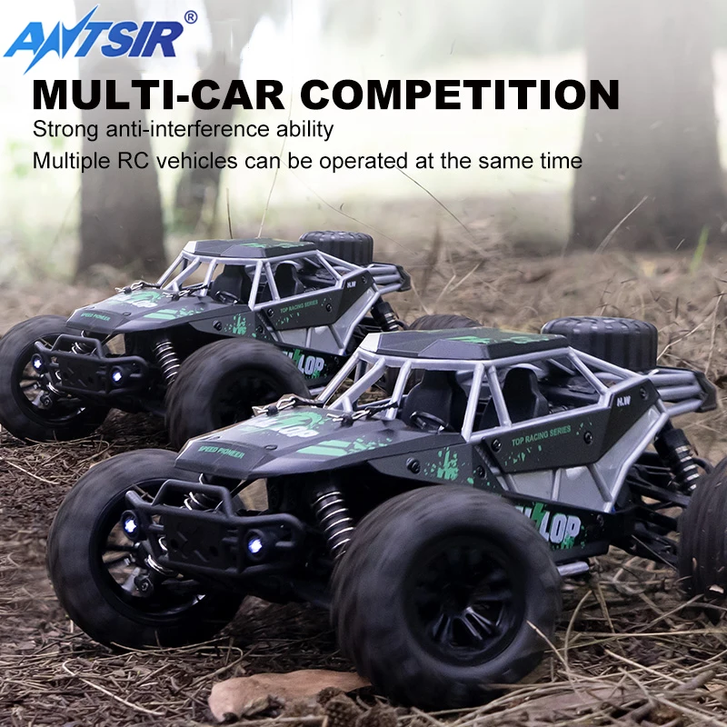 1/16 4WD RC автомобиль со светодиодной фарами 50 км/ч высокоскоростной дрифт