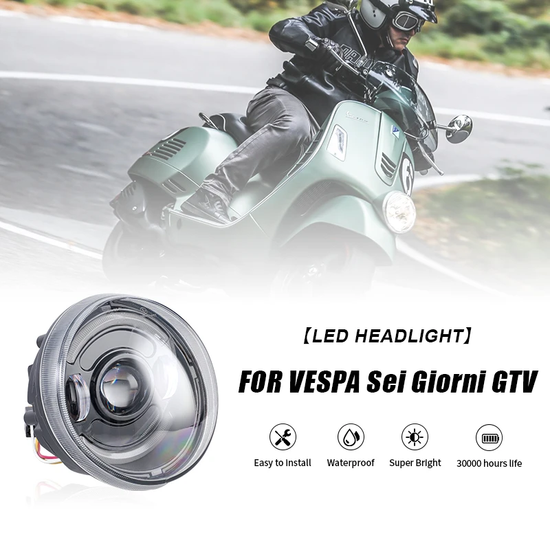 

Передняя фара головного света для VESPA Sei days GTV 125 с определенным размером