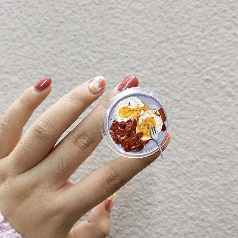 Забавный складной держатель-подставка в Корейском стиле для iPhone 11 13 Samsung Huawei -