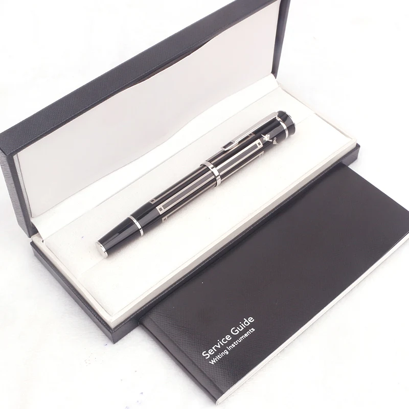 MB Writers Edition Thomas Mann Rollerall Pen Luxury School Office Roller Ball Pens with Gift Pouch + Refills Choosing