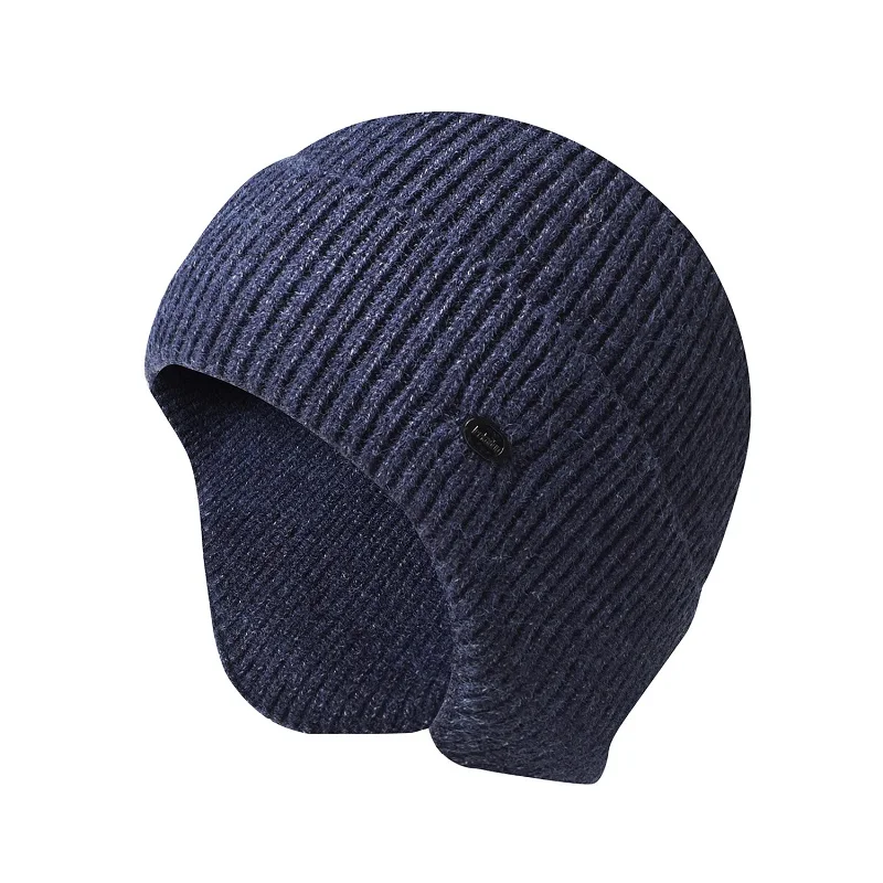 

Thick Warm Winter Fisherman Beanies For Women Men Thermal Earflap Caps Outdoor Cycling Knitted Hat Male Snow Ski Skullies Beanie