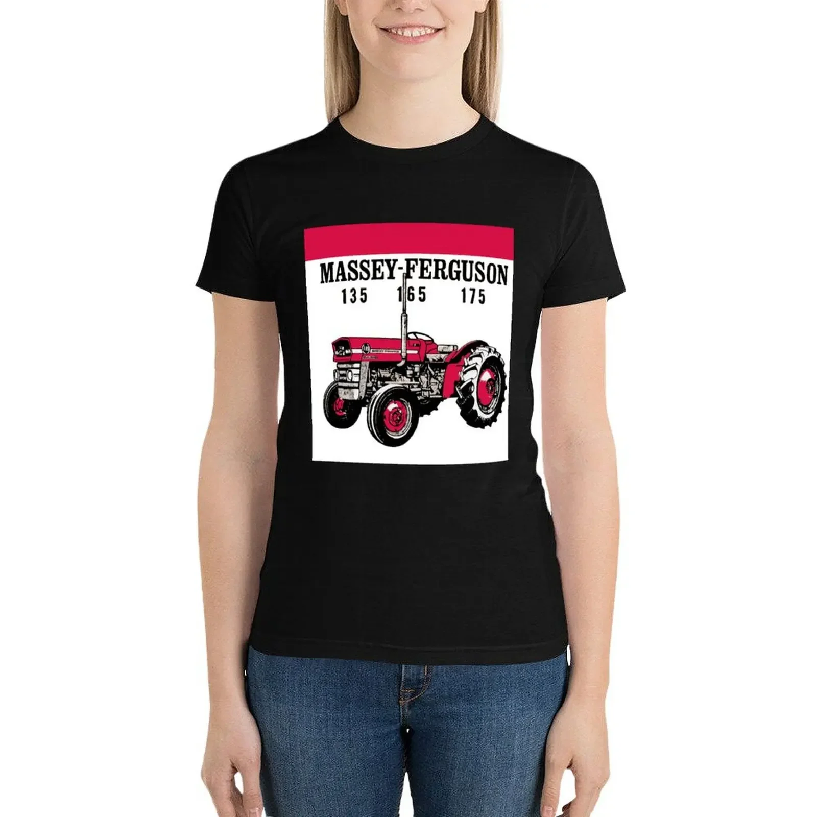 Massey-Ferguson Tractor 135 165 175 T-shirt tees funny t-shirt dress for Women sexy