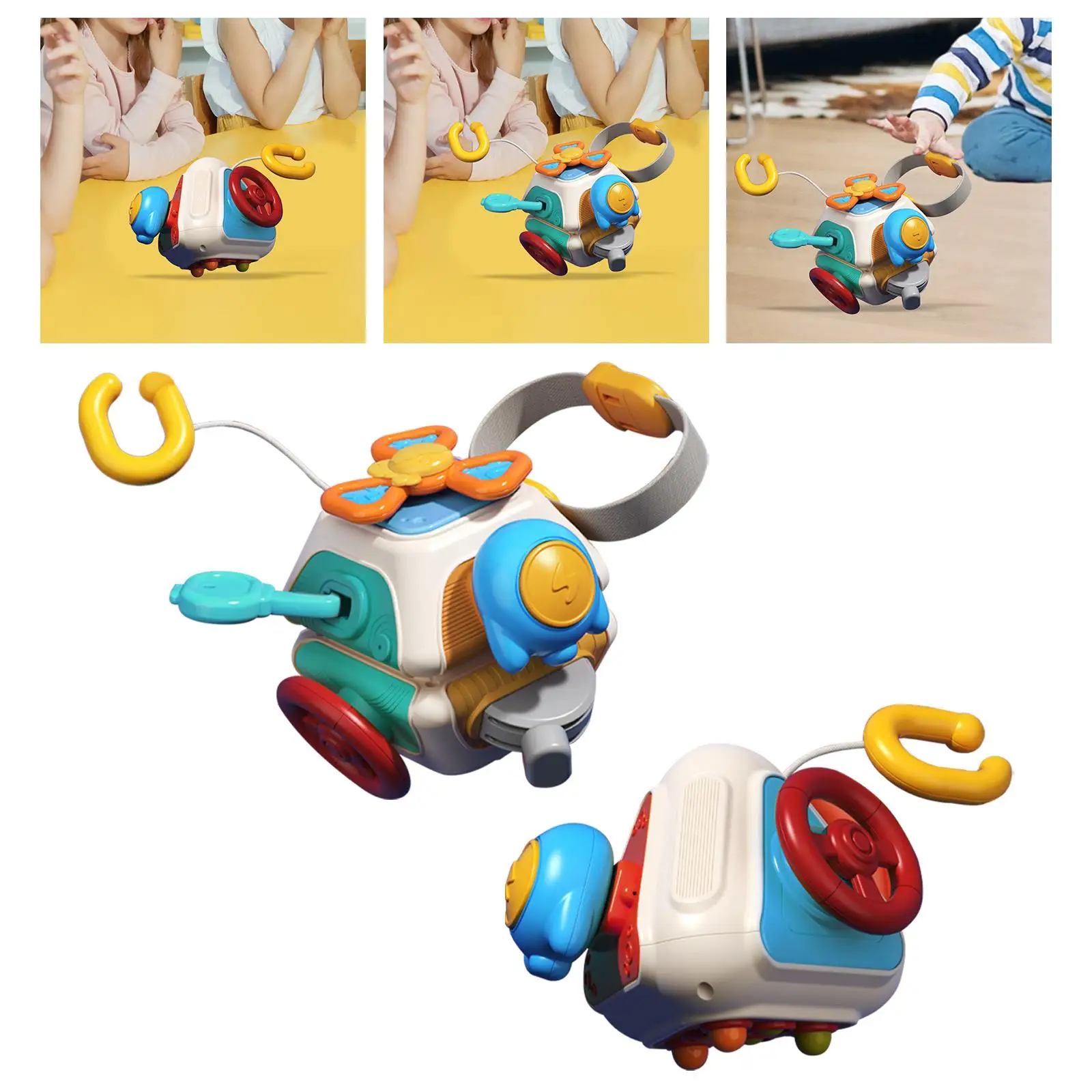 Игрушка Монтессори занятая доска игровой центр игрушка обучающая кубик для
