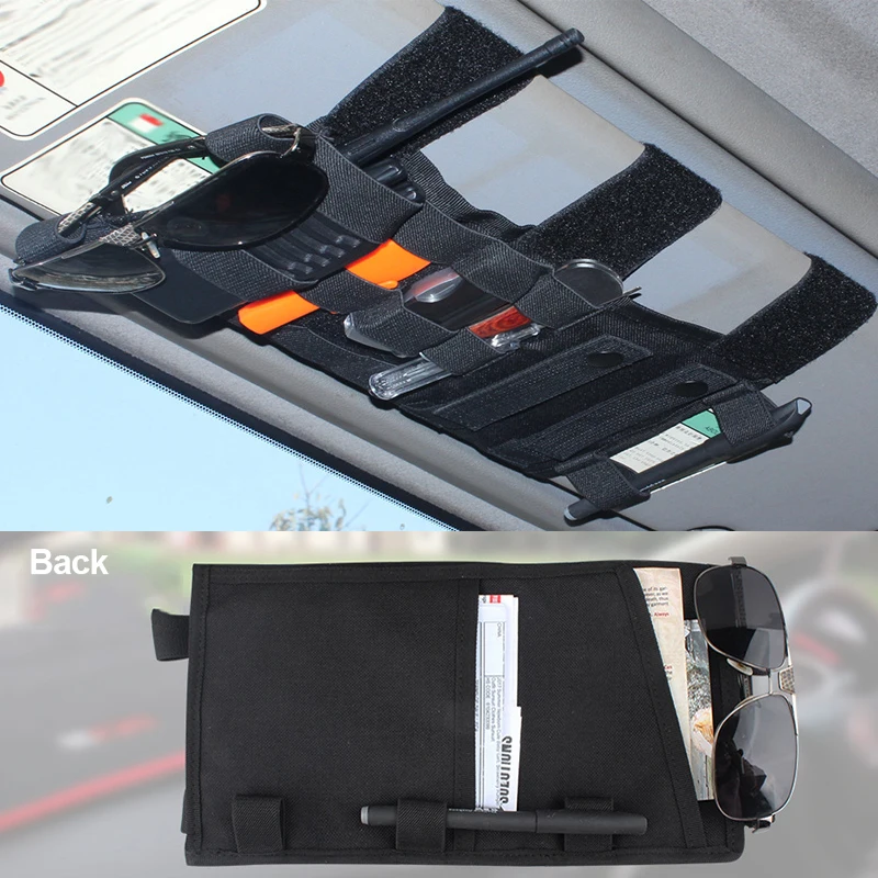 

Universal Car Sun Visor Storage Bag Bill Pen Business Card Holder Car Organizer for Glasses/Card/Bill/Document Car Accessories