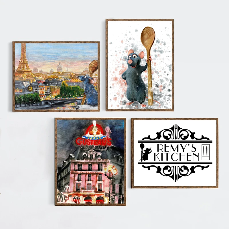 Рататуй печать на холсте Disney