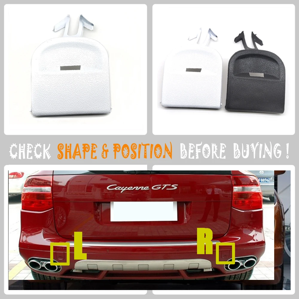

For 07-10 Porsche Cayenne 9PA1 955 957 Base GTS S Turbo Sport 3.6L 4.8L REAR TOW EYE CAP COVER